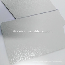 Interior wall decorative embossed aluminum composite wall panel